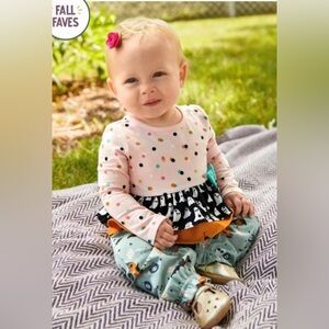 Matilda Jane Polka Dot and Animal Print Jumpsuit